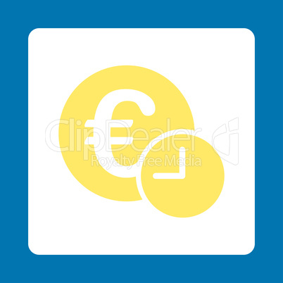 Euro credit Flat Icon