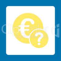 Euro status Flat Icon