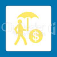 Financial insurance Flat Icon