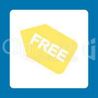 Free sticker Flat Icon