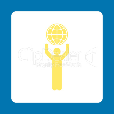 Globalist Flat Icon