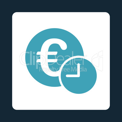 Euro credit Flat Icon
