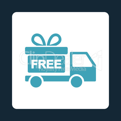 Gift delivery Flat Icon