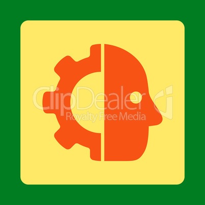 Cyborg Flat Icon