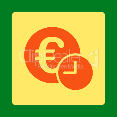 Euro credit Flat Icon