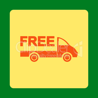 Free delivery Flat Icon