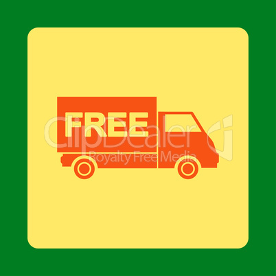 Free shipment Flat Icon