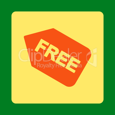 Free sticker Flat Icon