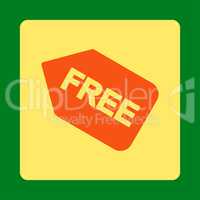 Free sticker Flat Icon