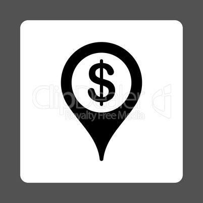 Bank location Flat Icon