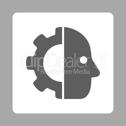 Cyborg Flat Icon