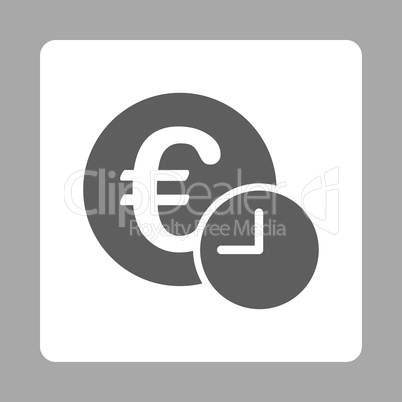 Euro credit Flat Icon