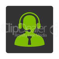 Reception operator Flat Icon