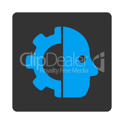 Cyborg Flat Icon