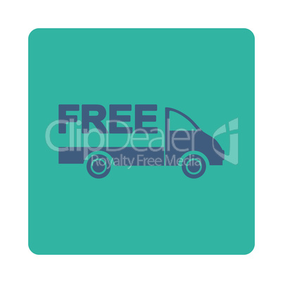 Free delivery Flat Icon