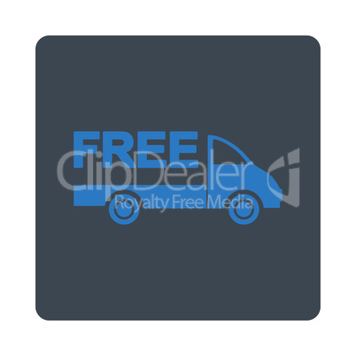 Free delivery Flat Icon