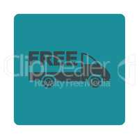 Free delivery Flat Icon