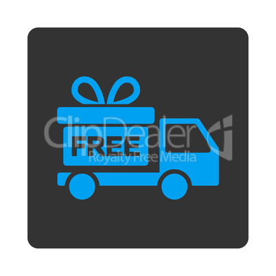 Gift delivery Flat Icon