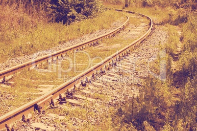 old railroad retro