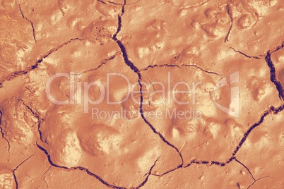 Soft cracked earth background.