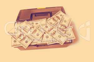 dollars in the box