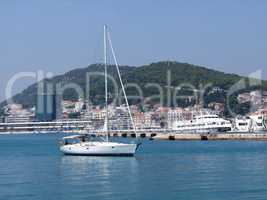 Hafen Split - Altstadt in Dalmatien - Kroatien