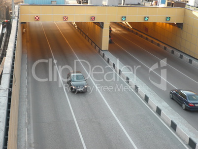 tunnel under bridge