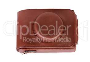 Leather Photo Cover Isolated
