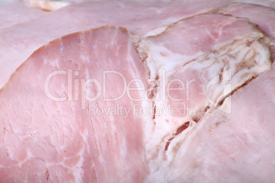 ham meat as food background