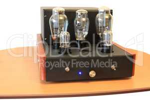 vacuum tube amplifier on 300B triodes