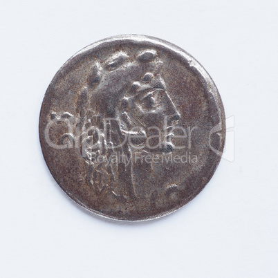 Old Roman coin