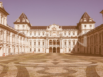 Retro looking Castello del Valentino in Turin
