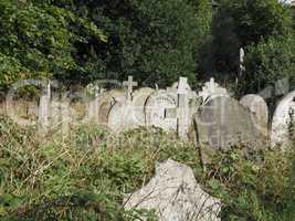 Tombs and crosses at goth cemetery