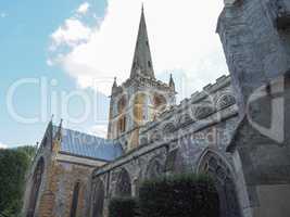 Holy Trinity church in Stratford upon Avon