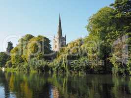 Holy Trinity church in Stratford upon Avon