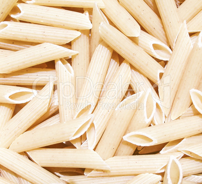 Retro looking Pasta picture