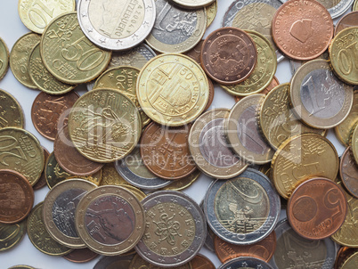 Euro coins