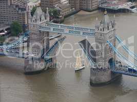 Aerial view of London