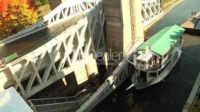 Moving Bridge and hydraulic boat lifts