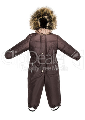 Childrens snowsuit fall