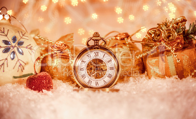 Christmas pocket watch