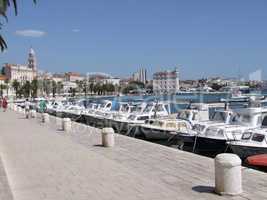 Hafen in Split Kroatien
