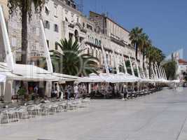 Riva Promenade in Split Kroatien