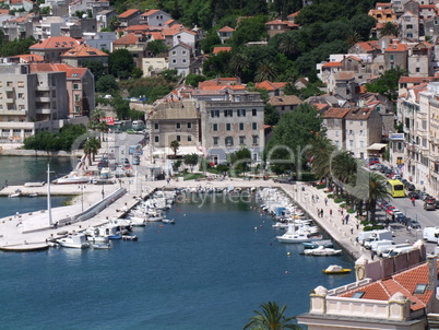 Hafen Split - Altstadt in Dalmatien - Kroatien