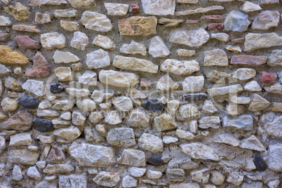 Natursteinmauer in Südfrankreich