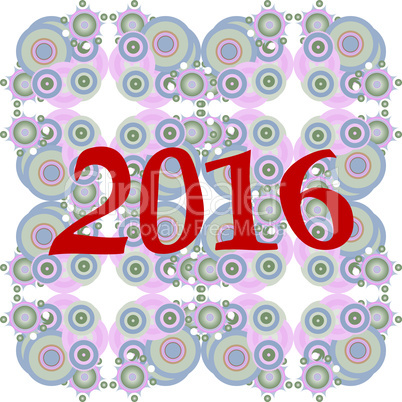 2016 creative greeting card design