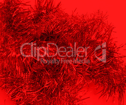 Christmas tinsel