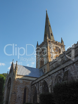 Holy Trinity church in Stratford upon Avon