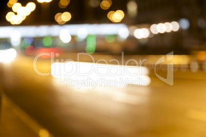 Abstract urban background with blurred buildings and street, sha