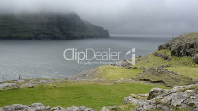 Typical landscape on the Faroe Islands